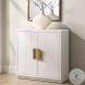 Tessa White 2 Door Accent Cabinet