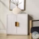 Tessa White 2 Door Accent Cabinet