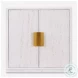 Tessa White 2 Door Accent Cabinet