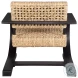 Rehema Natural And Rich Black Accent Chair