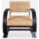 Rehema Natural And Rich Black Accent Chair