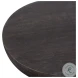 Gambrel Rich Black Accent Table