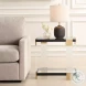 Bendena Satin Black And Brass Side Table