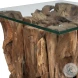Rozella Natural Brown End Table
