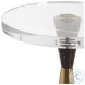 Holton Warm White And Brushed Brass Accent Table