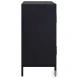 Besvick Chic Black Matte Black 2 Accent Cabinet
