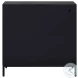 Besvick Chic Black Matte Black 2 Accent Cabinet
