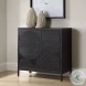 Besvick Chic Black Matte Black 2 Accent Cabinet