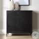 Besvick Chic Black Matte Black 2 Accent Cabinet