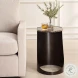 Wellora Chocolate Brown And Black Side Table