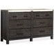 Foxrun Hollow Ravenwood Black Panel Bedroom Set