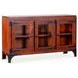 Sterling Dark Walnut 3 Glass Door Sideboard