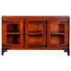 Sterling Dark Walnut 3 Glass Door Sideboard
