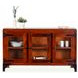 Sterling Dark Walnut 3 Glass Door Sideboard