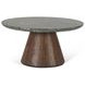 Caldera Dark Oak and Lava Marble Top Occasional Table Set
