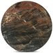 Caldera Dark Oak and Lava Marble Top 48" Round Dining Room Set