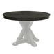 Rylie Black 48" Round Game Top Dining Table with Storage
