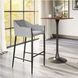 Andover Slate Gray Performance Fabric Bar Stool