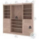 Pur Rustic Brown 86" Closet Organizer