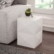 Malibu White 14" Square Side Table