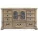 Marisol Fawn 9 Drawer Dresser with Arched Mirror