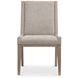 Linea Beige And Cerused Greige Upholstered Side Chair Set of 2