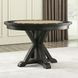 Rylie Black 48" Round Game Top Dining Table with Storage