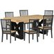 Magnolia Black Extendable Rectangular Dining Room Set