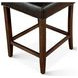 Aven Black Leather Counter Height Stool