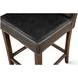Aven Black Leather Counter Height Stool