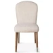 Olivia Beige Linen Dining Chair Set Of 2