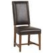 Dani Dark Brown Leather Dining Chair