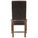 Dani Dark Brown Leather Dining Chair