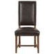 Dani Dark Brown Leather Dining Chair