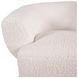 Florence Cream Boucle Fabric Swivel Accent Chair