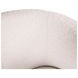 Florence Cream Boucle Fabric Swivel Accent Chair