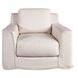 Oliver White Linen Slipcover Chair