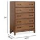 Ridgefield Russet 5 Drawer Chest