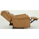 Gabby Santa Fe Brandy Leather Lounge Power Recliner with Power Headrest and Power Lumbar
