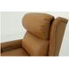 Gabby Santa Fe Brandy Leather Lounge Power Recliner with Power Headrest and Power Lumbar