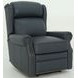 Gabby Santa Fe Ocean Leather Lounge Power Recliner with Power Headrest and Power Lumbar