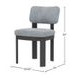 Gabrielle Black Upholstered Side Chair Set of 2