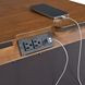 Joseph Chestnut 3 Drawer Nightstand with USB Charging