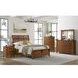 Joseph Chestnut 3 Drawer Nightstand with USB Charging