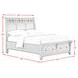 Joseph Chestnut Queen Sleigh Storage Bed