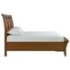 Joseph Chestnut Queen Sleigh Storage Bed
