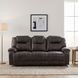 Gainesville Chocolate Double Reclining Sofa
