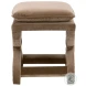Gaston Caramel Velvet Ottoman