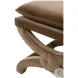 Gaston Caramel Velvet Ottoman