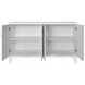 Gates Matte White Lacquer 4 Door Buffet